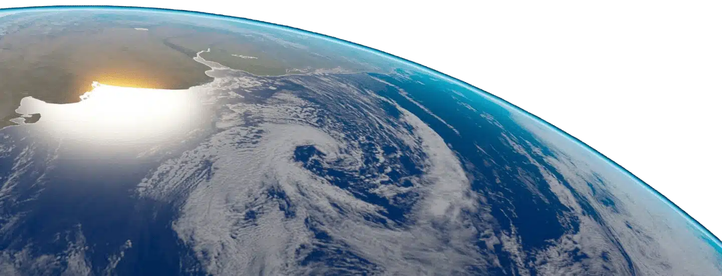 Bright Fox AI globe image inviting users to explore AI solutions for global energy challenges